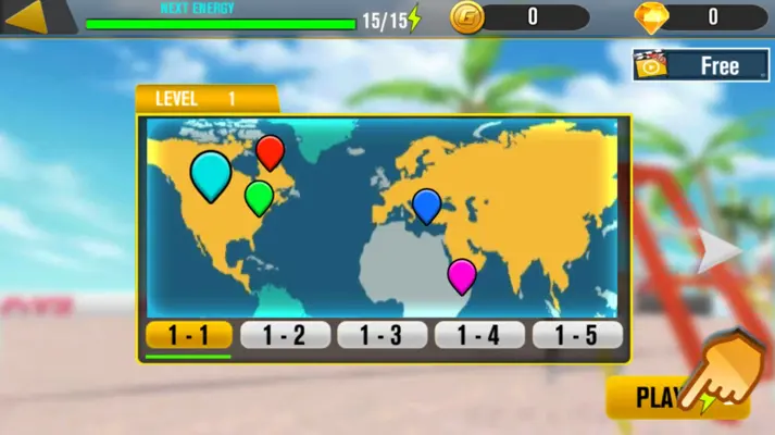 Beach VolleyBall Champions 3D android App screenshot 1