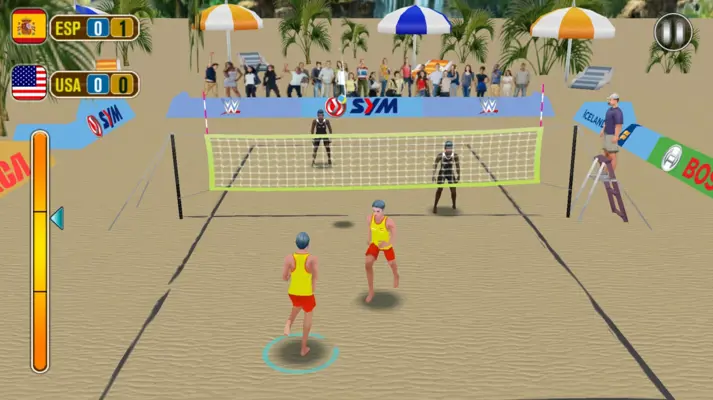 Beach VolleyBall Champions 3D android App screenshot 2