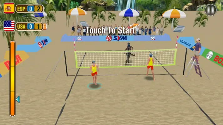 Beach VolleyBall Champions 3D android App screenshot 3