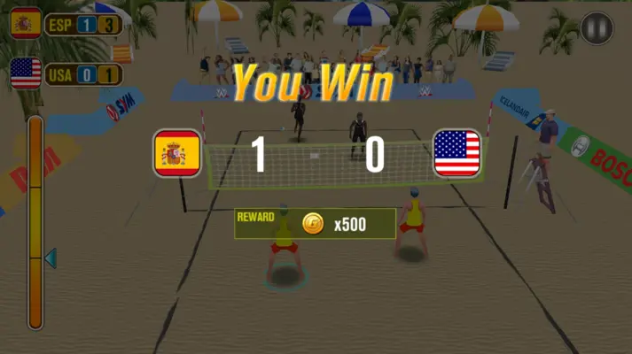 Beach VolleyBall Champions 3D android App screenshot 5